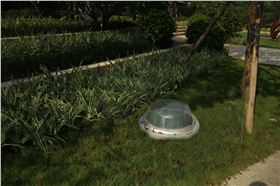 金山谷創(chuàng)意園內(nèi)的導光管采光系統(tǒng)