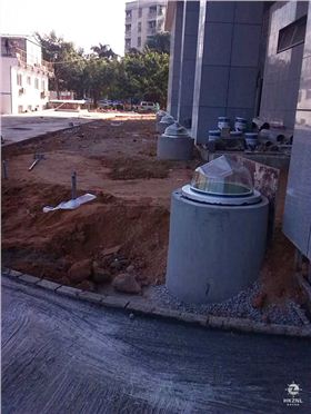 室外采光罩安裝圖 室外采光罩安裝圖