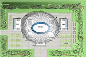 寶坻體育館總平面圖-正能量科技無(wú)電照明 寶坻體育館總平面圖-正能量科技無(wú)電照明