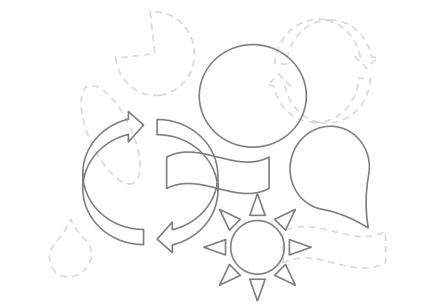 陽光、循環(huán)、綠色、科技因素構(gòu)成正能量科技新LOGO圖形聯(lián)想