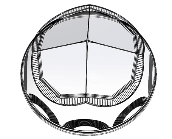 新型鉆石型采光罩-無(wú)電照明系統(tǒng) 新型鉆石型采光罩-無(wú)電照明系統(tǒng)